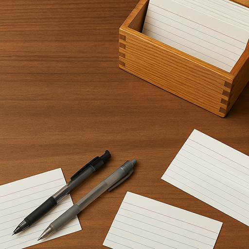 Tools I Use to Start a Paper-Based Zettelkasten
