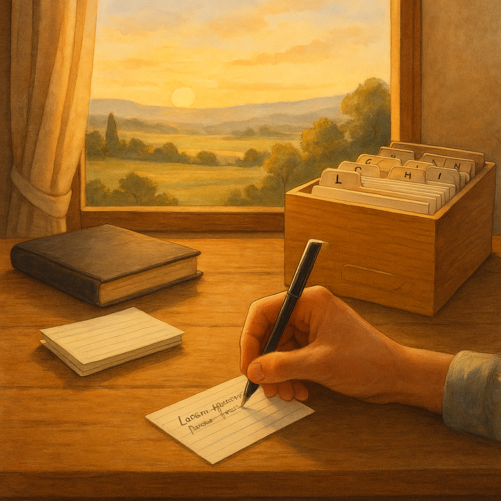 The Analog Inbox: Capturing Ideas by Hand